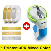 Load image into Gallery viewer, 3D Label Machine For Dymo 12965 Manual Label Maker 3D Embossing Label Printer DIY Print 9mm Dymo 3D Embossing Tape PVC Label