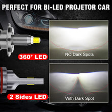 Load image into Gallery viewer, H7 LED 360 degree H1 H11 Car Headlight Bulb HB3 HB4 9012 HIR2 Bi LED Projector H8 9005 9006 200W 60000LM Motorcycle Fog Lamp 12V