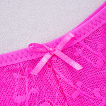 Load image into Gallery viewer, 3pcs/lots Women Briefs Sexy Full Lace Panties Hollow Out Low-waist Female Shorts Soft Solid Color Breathable Underwear Fast Ship