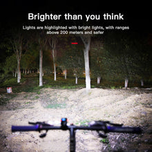 Load image into Gallery viewer, T6 LED Lanterna Bicicleta 1000 Lumen Rechargeable Light Bicycle Front Light MTB Road Mountain Bike Headlight Cycling Flashlight