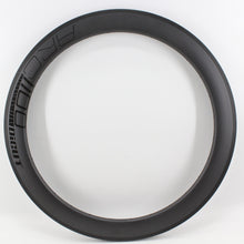 Load image into Gallery viewer, Newest 700C Road bike matt UD full carbon fibre bicycle wheels tubular clincher tubeless rims 50 60mm gloss black logo Free ship