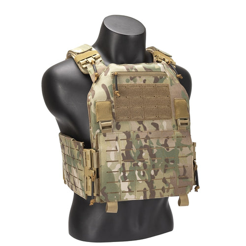 Outdoor Airsoft Tactical Vest Training Body Armor Adjustable Combat Vest Molle Plate Carrierr Vest  CS Vest
