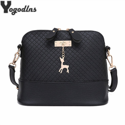 HOT SALE!2020 Women Messenger Bags Fashion Mini Bag With Deer Toy Shell Shape Bag Women Shoulder Bags handbag