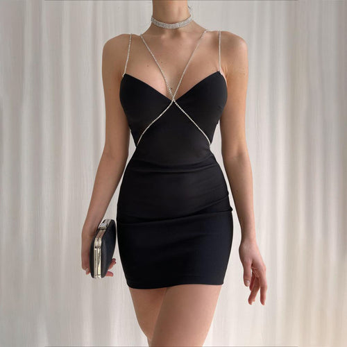 HOT Summer 2022 Tank Strap Designer Clothes Backless Casual Evening Party Sexy Women'S Prom One Piece Basic Corset Mini Dress