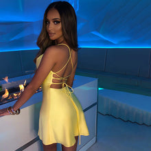 Load image into Gallery viewer, HOT Summer For 2022 Tank Strap Designer Clothes Backless Casual Evening Party Sexy WomenS Prom One Piece Basic Corset Mini Dress