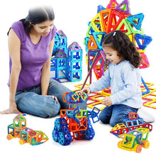 Load image into Gallery viewer, 184pcs-110pcs Mini Magnetic Designer Construction Set Model &amp; Building Toy Plastic Magnetic Blocks Educational Toys For Kids Gif