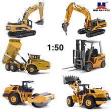 Load image into Gallery viewer, 1:50 Dump Truck Excavator Wheel Loader Diecast Metal Model Construction Vehicle Toys For Boys Christmas Birthday Gift Car