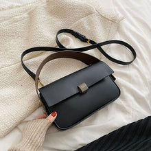 Load image into Gallery viewer, Handbag Office 2022 Retro Famous Brand PU Leather Women&#39;s Designer Handbag Luxury Brand Female One Shoulder Crossbody Flap Bags