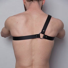 Load image into Gallery viewer, Handmade PU Leather Harness Fetish Men Gay Underwear Gothic Harajuku Punk Style Adjustable Body Chest Harness Bdsm Bondage Belt