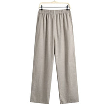 Load image into Gallery viewer, Hanfu Linen Shirts Men Wushu Traditional Chinese Pants Qing Dynasty Clothing For Pantalon Wing Chun Roupa Oriental Kung Fu Suit