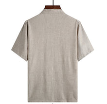 Load image into Gallery viewer, Hanfu Linen Shirts Men Wushu Traditional Chinese Pants Qing Dynasty Clothing For Pantalon Wing Chun Roupa Oriental Kung Fu Suit