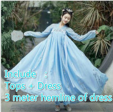 Load image into Gallery viewer, Hanfu Women Costume Elegant Traditional Chinese Style Hanfu Princess Dress Ancient Folk Tang Suit Fairy Performance Clothing