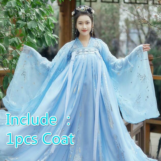 Hanfu Women Costume Elegant Traditional Chinese Style Hanfu Princess Dress Ancient Folk Tang Suit Fairy Performance Clothing