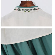 Load image into Gallery viewer, Hanfu new ancient style women&#39;s two-piece suit Chinese style embroidery improved cheongsam stand collar soft skin-friendly dress