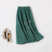 Load image into Gallery viewer, Hanfu new ancient style women&#39;s two-piece suit Chinese style embroidery improved cheongsam stand collar soft skin-friendly dress