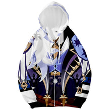Load image into Gallery viewer, Harajuku style Genshin Impact 3D Long Sleeve Zipper Hoodies Casual Sweatshirt Women/men Casual popular Clothing
