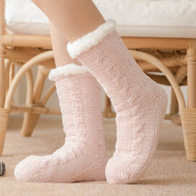 Load image into Gallery viewer, New Women Socks Winter Warm Thicken Soft Sleep Socks Room Floor Indoor Fleece Thermal Sweets Chenille Carpet Wolen Slipper Socks