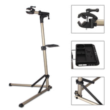 Load image into Gallery viewer, Bike Rack Holder Storage Bicycle Repair Stand Aluminum Alloy Bike Work Stand Professional Bicycle Repair Tools Adjustable Fold