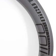 Load image into Gallery viewer, Newest 700C Road bike matt UD full carbon fibre bicycle wheels tubular clincher tubeless rims 50 60mm gloss black logo Free ship