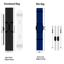 Load image into Gallery viewer, Snowboard Bag And Ski Bag 200 Cm Of Snowboard Length Can Be Adjusted 600D Waterproof And Wear-Resistant Material