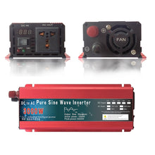 Load image into Gallery viewer, Pure Sine Wave Inverter 12V 24V 220V 110V 1000W 1600W 2000W 3000W Power Converter Solar 12V To 220V Inverter Transformer LED