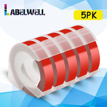 Load image into Gallery viewer, 3D Label Machine For Dymo 12965 Manual Label Maker 3D Embossing Label Printer DIY Print 9mm Dymo 3D Embossing Tape PVC Label