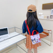 Load image into Gallery viewer, Hello Kitty Shoulder Bags Sanrio Anime Peripherals Children Messenger Bag Kulomi Melody Cinnamoroll Cartoon Printing Handbag