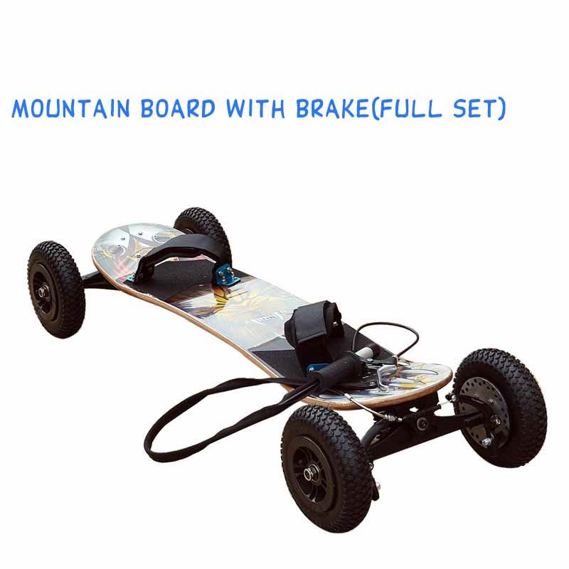 Brand New Down Hill Maple Deck Mountainboard Off Road Grass Boarding Skateboard Dirtboard Mountain Board Trucks Parts