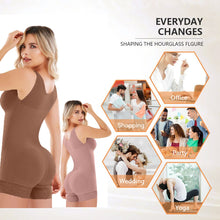 Load image into Gallery viewer, High Compression Short Girdle With Brooches Bust For Daily And Post-Surgical Use Slimming Sheath Belly Women