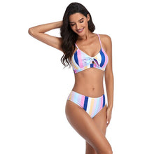 Load image into Gallery viewer, High Waist Bikini Set Swimsuit Women 2021 Beachwear Two Piece Brazilian Sexy Bathing Suit Ladies Swim Suits