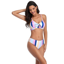 Load image into Gallery viewer, High Waist Bikini Set Swimsuit Women 2021 Beachwear Two Piece Brazilian Sexy Bathing Suit Ladies Swim Suits