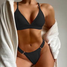 Load image into Gallery viewer, High Waist Bikini Swimsuit Swimwear Bikinis Women Swimsuit Bathing Suit Summer Biquini Brazilian Bikini Set Push Up Bathing Suit