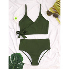 Load image into Gallery viewer, High Waist Bikinis 2021 Sexy Women Swimsuit Solid Swimwear Female Brazilian Bather Bikini Set Biquini Bathing Suit Beach