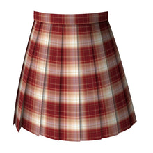 Load image into Gallery viewer, High Waist Japan Style Uniforms Pleated Skirts Spring 2022 All Match Plaid Mini Skirt Women Spring Jupe Sweet Kawaii Clothes