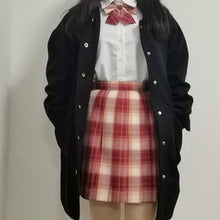 Load image into Gallery viewer, High Waist Japan Style Uniforms Pleated Skirts Spring 2022 All Match Plaid Mini Skirt Women Spring Jupe Sweet Kawaii Clothes