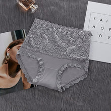 Load image into Gallery viewer, High Waist Lace Panties Women Seamless Slimming Tummy Control Briefs Sexy Plus Size Shapers Lingerie Cotton Health Knickers