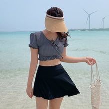 Load image into Gallery viewer, High Waist Women&#39;s Bikini Set Padded Biquini Suit Three Pieces Swimwear Swimsuit High Quality Beach Suit 2020 Koren swimdress