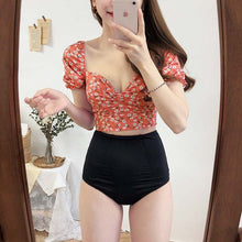 Load image into Gallery viewer, High Waist Women&#39;s Bikini Set Padded Biquini Suit Two Pieces Swimwear Swimsuit High Quality Beach Suit 2020 Koren Design