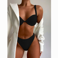 Load image into Gallery viewer, High Waisted Bikini 2021 Push Up Swimsuit Female Bikini Set Sexy Women Swimwear Biquini Bathing Suit Swimming Suits Beachwear