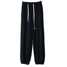 Load image into Gallery viewer, High-waist Lace-up Wide-leg Pants Women&#39;s 2021 Spring Summer New Korean Loose Casual Ankle Length Pants All Match Soft Pants