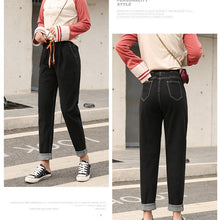 Load image into Gallery viewer, Hip jeans fashion slim denim pencil pants spring autumn woman clothes 2021 women high waist slim