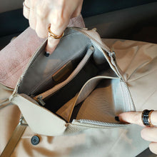 Load image into Gallery viewer, Hit Color Button Design Korean Style Women Backpack Cowhide Leather Leisure Female Shoulder Bag High Quality College Bookbag