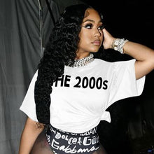 Load image into Gallery viewer, Hot Fashion Casual T-shirt 2022 Women Harajuku Simple Print O-neck Short Sleeve Body-shaping Tops Streetwear Hipster Clothing