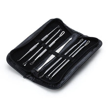 Load image into Gallery viewer, Hot Sale  Stainless Steel Extractor Blackhead Remover Needles Acne Pimple Blemish Treatments Face Skin Care Sets Beauty Tools