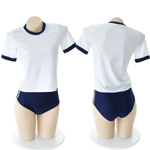 Load image into Gallery viewer, Hot Sexy Japanese Style Swimwear Student School Girl Uniform Sexy Night Club Party Women Set Two Piece Gymnastics Suit Sportwear