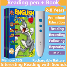 Load image into Gallery viewer, Hot selling Early Education Language Learning Machine Talking Pen and Book For Preschool Kids 2-8 Years