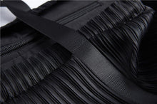 Load image into Gallery viewer, IN STOCK Miyake High-end pleated twilight black handbag HOT SELLING