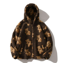 Load image into Gallery viewer, Jacket Woman Harajuku Two Sides Wear Y2k Lamb Wool Coat Women Pink 2023 Zipper Up Plush Stand Collar Warm Jackets Winter Clothes