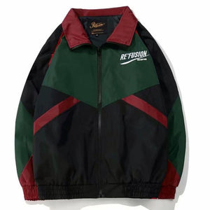 Jacket Women Harajuku Lamb Wool Y2k Bomber Fashion College Femme Uniform Varsity Baseball Jackets Female Oversized Streetwear