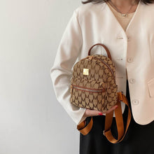 Load image into Gallery viewer, Jacquard pano retro carta designer de luxo pequena mochila para as mulheres  verão na moda meninas estudantes volta packs Ja